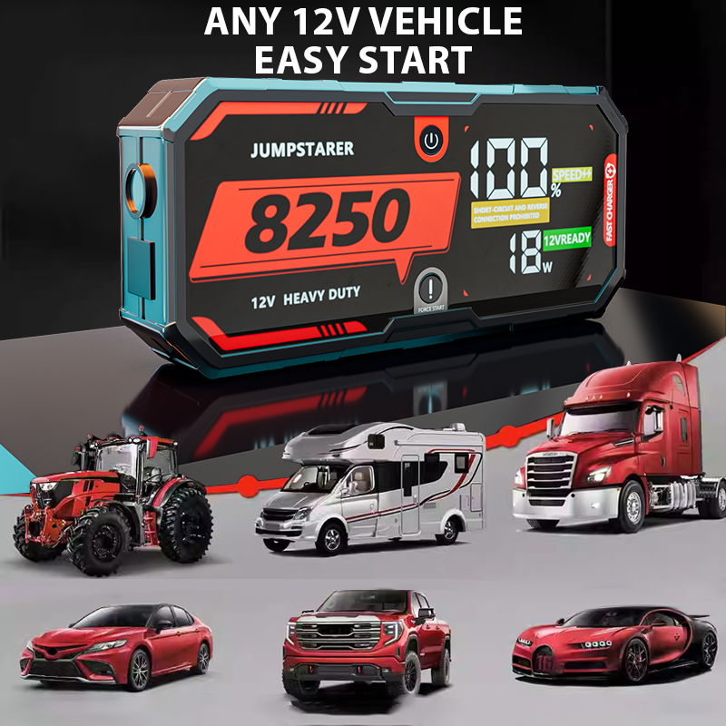 Portable Jump Starter - Car Battery 8250 Jump Starter 12V