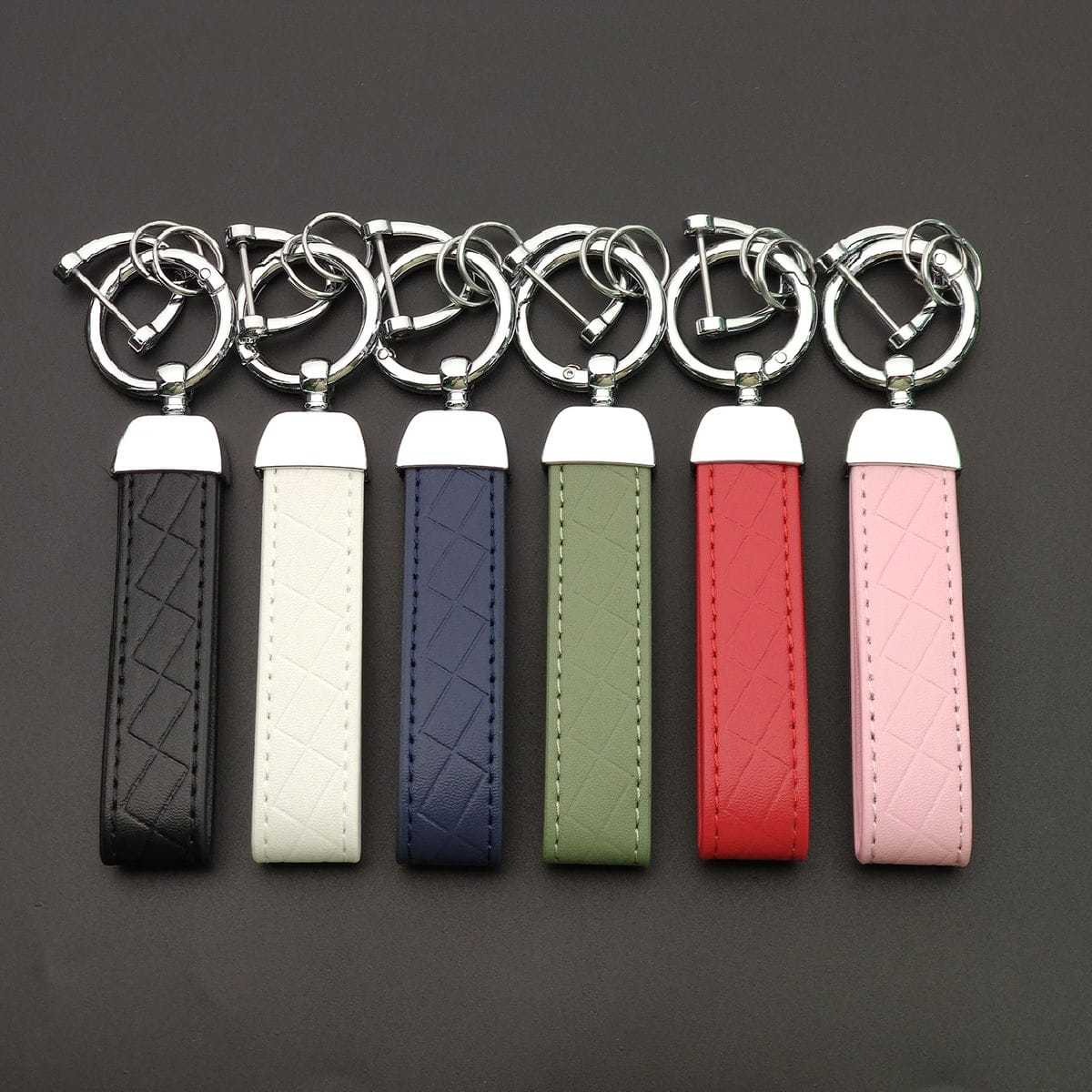 1/6/18PCS Leather KeyChain Cus - đánh giá và giá Car Accessories Name