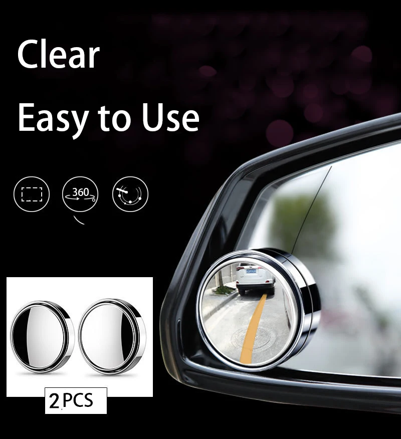 360° Adjustable Wide-Angle Rou - đánh giá và giá Car Blind Spot Mirror