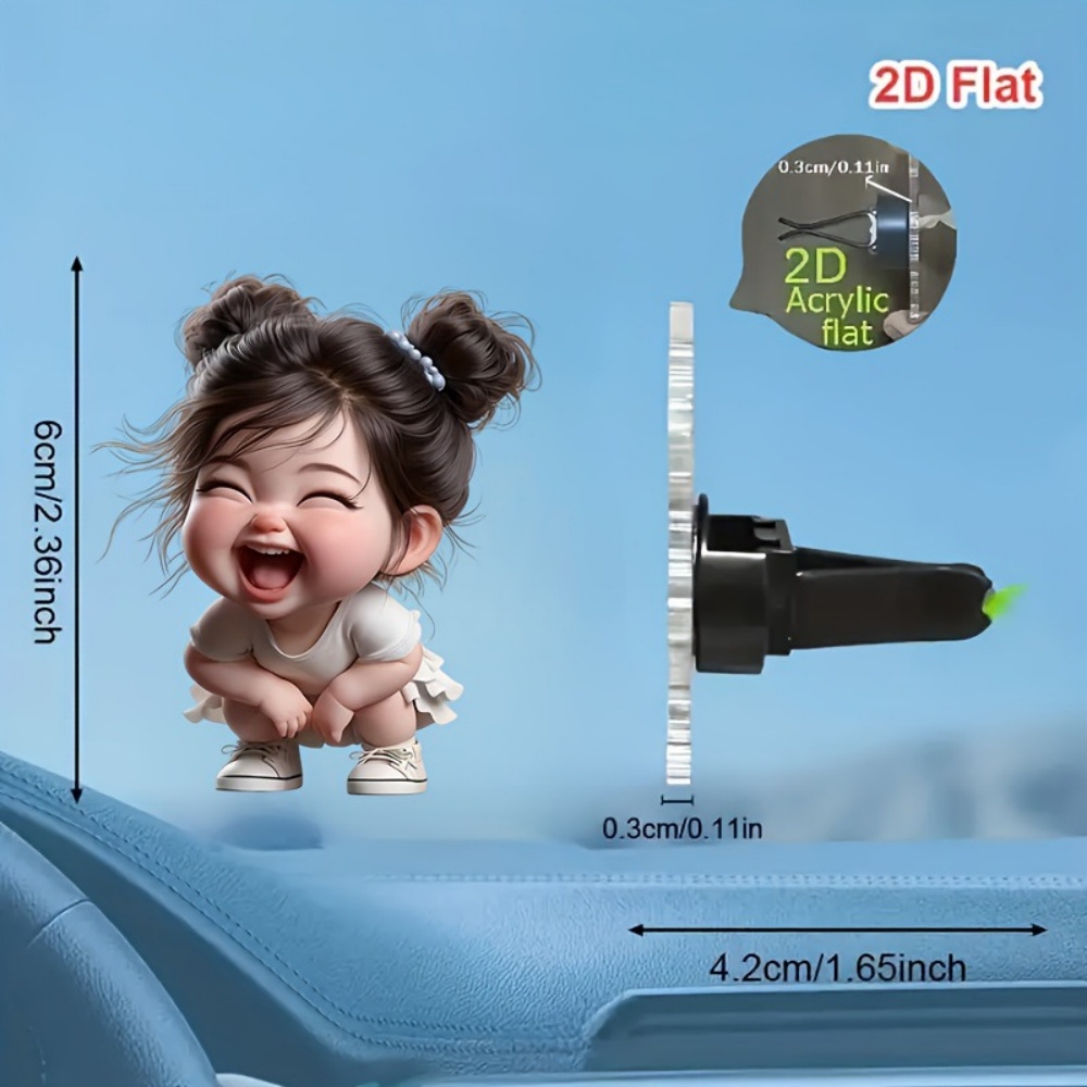 5pcs Double Bun Smile Chibi Li - đánh giá và giá Car Accessories Bunnings