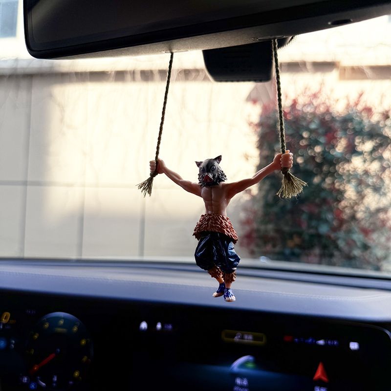 Demon Slayer Anime Car Interio - đánh giá và giá Car Accessories Hanging From Mirror