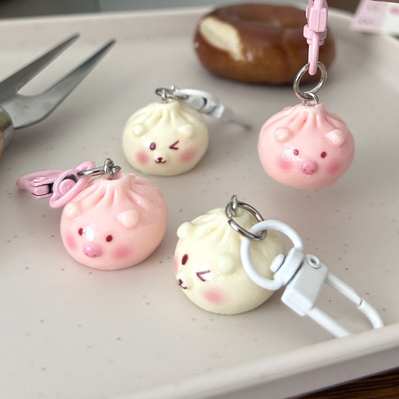 Kawaii Mini Steamed Bun Keycha - đánh giá và giá Car Accessories Bunnings