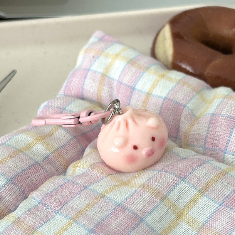 Kawaii Mini Steamed Bun Keycha - đánh giá và giá Car Accessories Bunnings