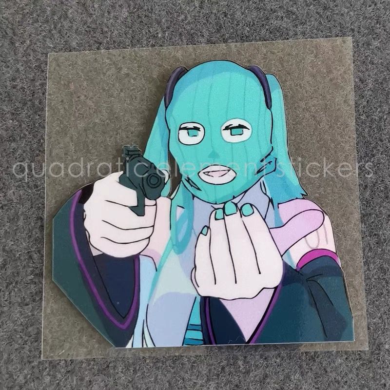 Miku Motorcycle Sticker Water  - đánh giá và giá Car Accessories Girl