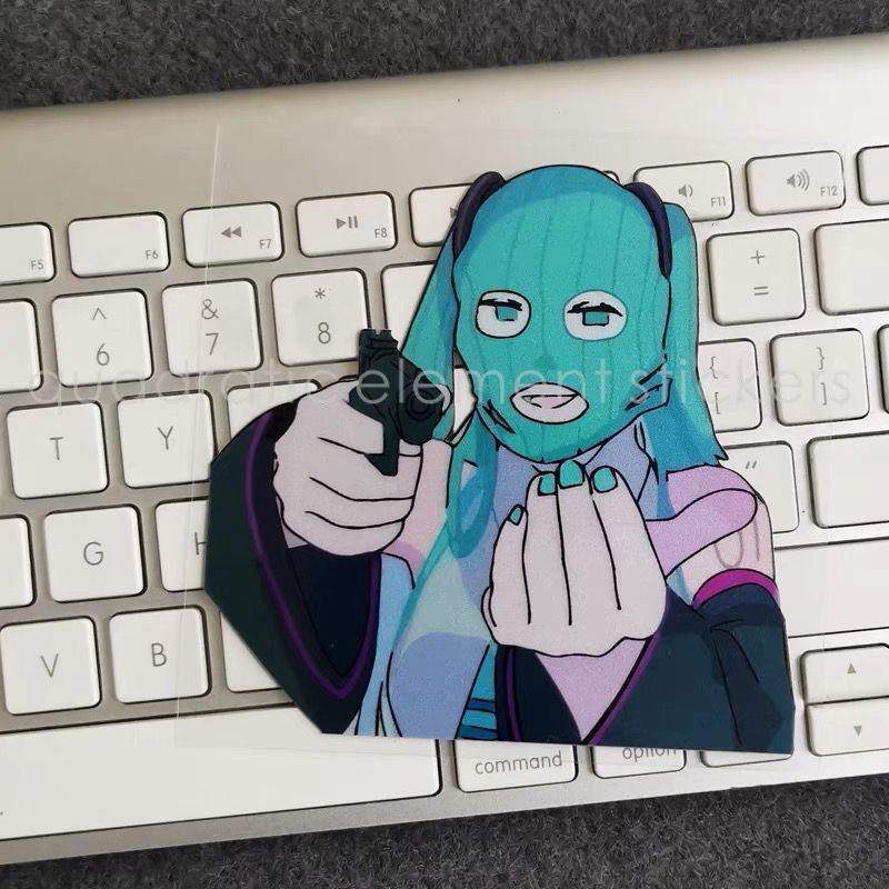 Miku Motorcycle Sticker Water  - đánh giá và giá Car Accessories Girl