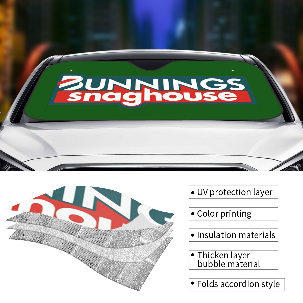 Bunnings Snaghouse 1 Sunshade  - đánh giá và giá Car Accessories Bunnings