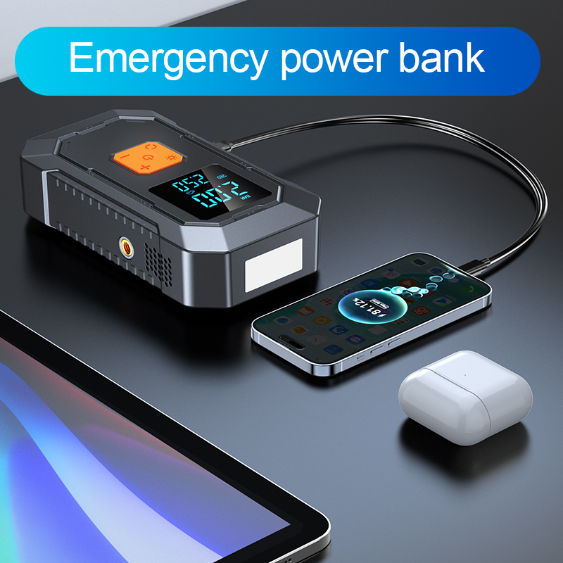 Car Jump Starter Air Pump Port - đánh giá và giá Portable Jump Starter