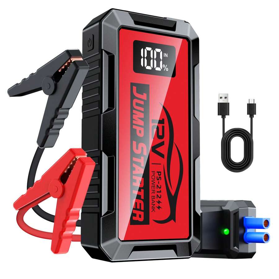 8000A Car Jump Starter, 12V Ju - đánh giá và giá Portable Jump Starter