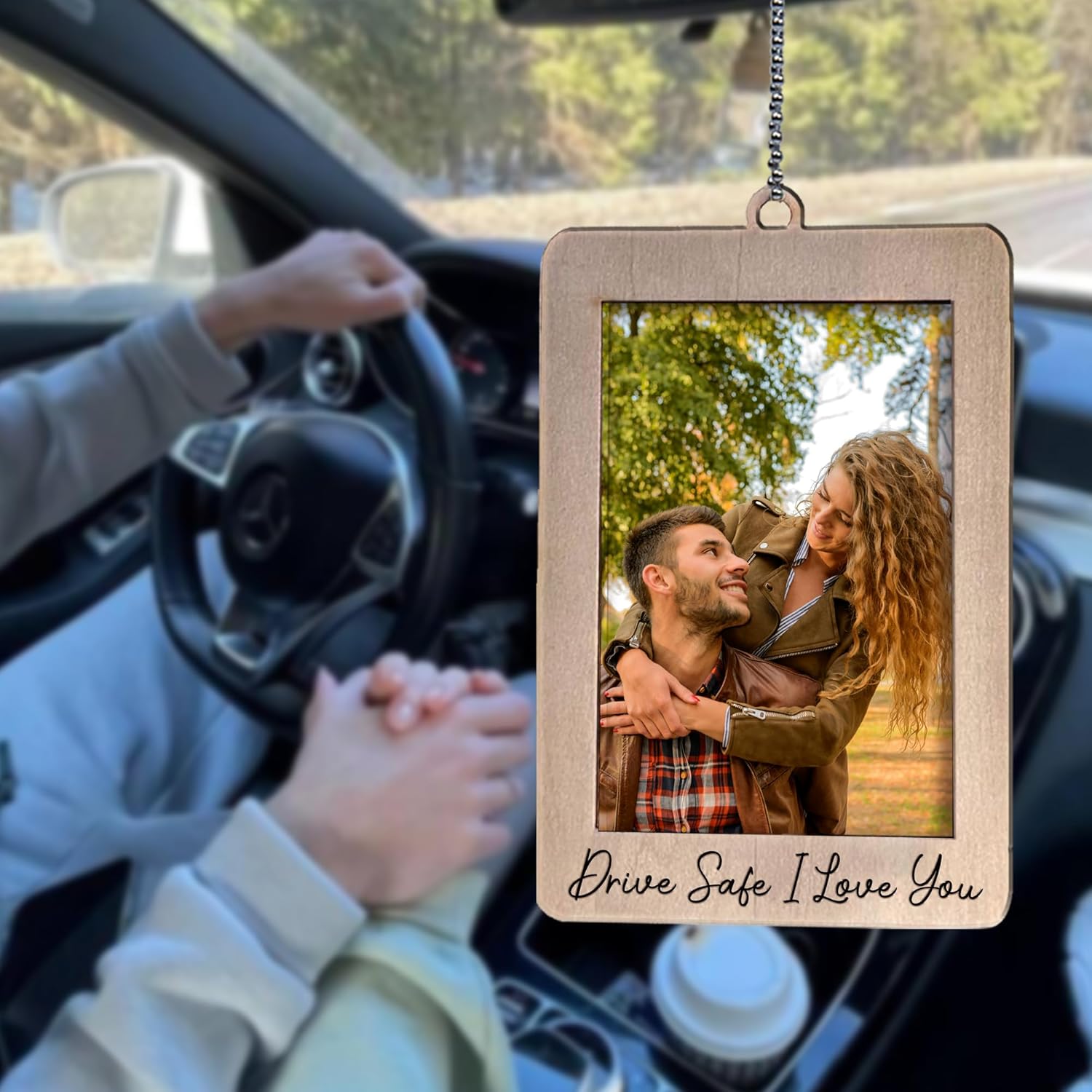 Car Decor Hanging Photo Frame, - đánh giá và giá Car Accessories Hanging From Mirror