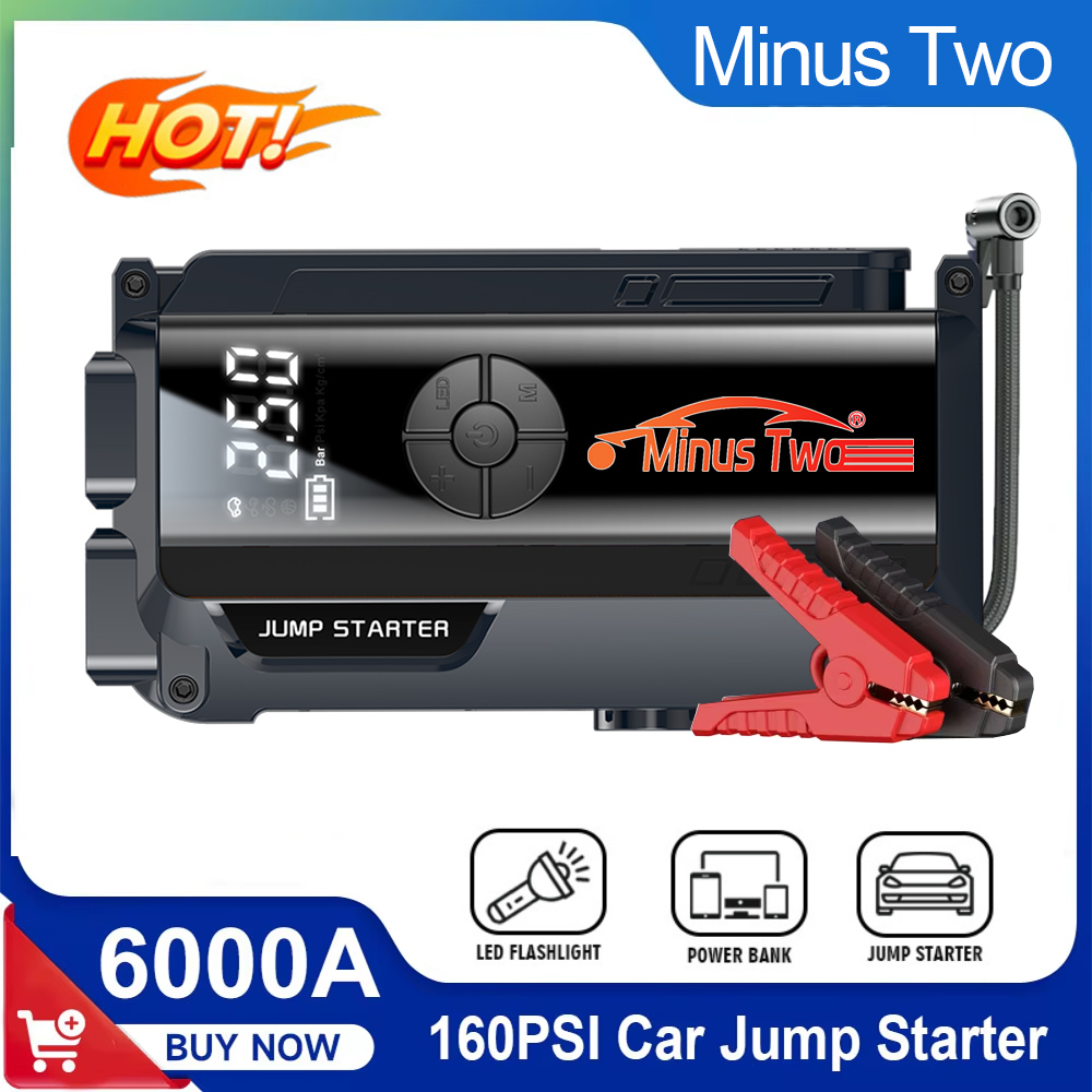 4 in 1 6000A Peak Car Jump Sta - đánh giá và giá Portable Jump Starter