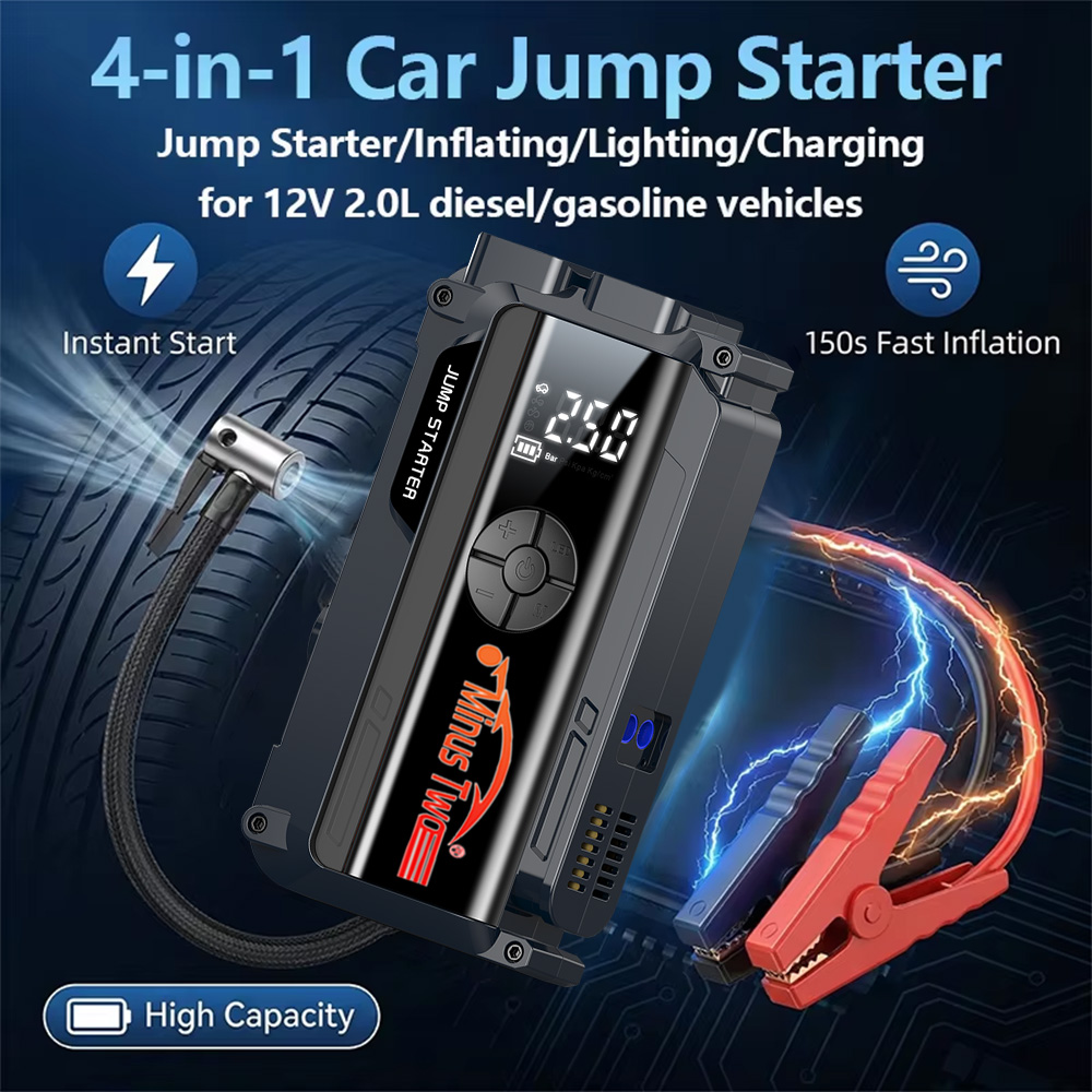 4 in 1 6000A Peak Car Jump Sta - đánh giá và giá Portable Jump Starter