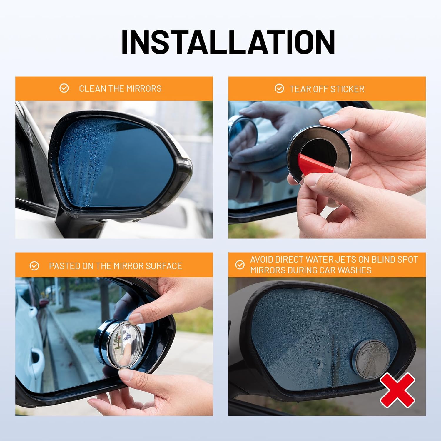 WildAuto Round Blind Spot Mirr - đánh giá và giá Car Blind Spot Mirror