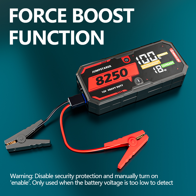 8250A 12V Car Jump Starter Por - đánh giá và giá Portable Jump Starter
