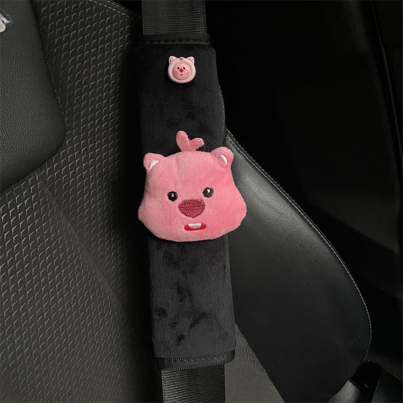 Car Seat Belt Decoration Plush - đánh giá và giá Car Accessories Girl
