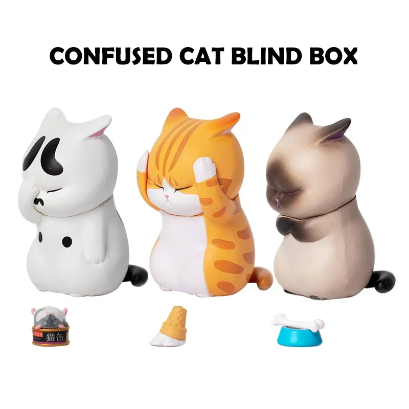 Thinking Cat Blind Box Cute An - đánh giá và giá Car Accessories Girl