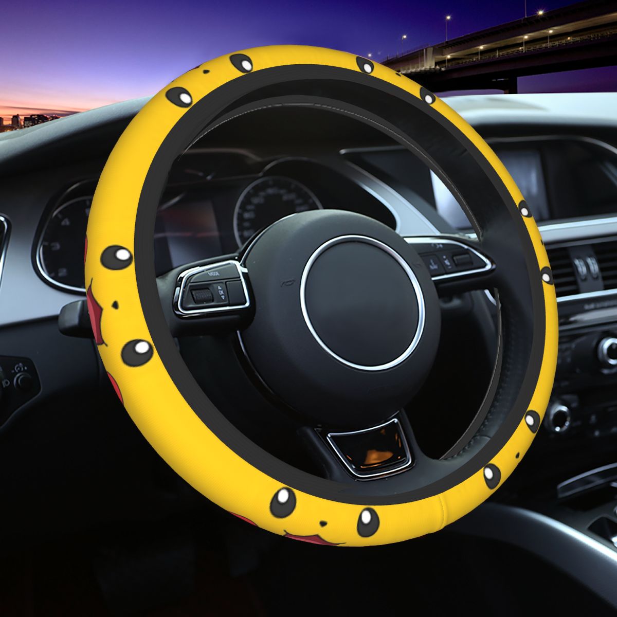 B-Bikachus Smile Steering Whee - đánh giá và giá Car Accessories Girl